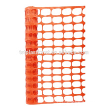 Warning network safety net orange safety fence in civil engineering